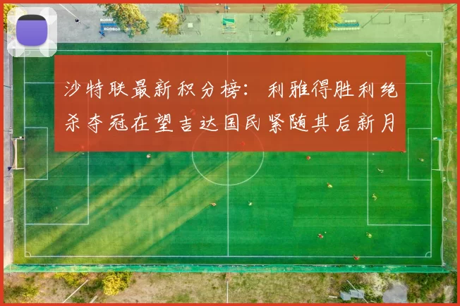 沙特联最新积分榜：利雅得胜利绝杀夺冠在望吉达国民紧随其后新月争夺激烈